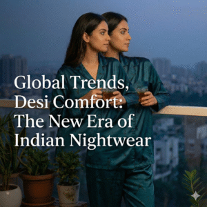 Read more about the article Global Trends, Desi Comfort: The New Era of Indian Nightwear